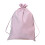Sac de rangement à cordon de Noël rose 70 x 50 cm 2