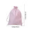 Sac de rangement à cordon de Noël rose 70 x 50 cm 3