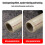 6-Point Pipe Threading Tool for Internal & External Threads, Compatible with Water Pipes, Hexagonal Drill, Silver, 2.36" 4