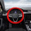 Steering Wheel Cover Polyester Velvet 38cm 6