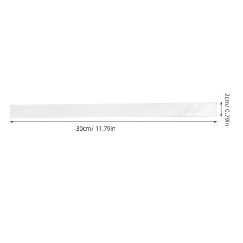 Minkissy 2Pcs Acrylic Dough Rolling Strips for Accurate Baking Thickness and Pastry Smoothing 1