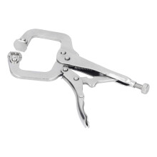 6in Locking Pliers C-Shaped Clamp Multi-Function Woodworking Fast Fix AU