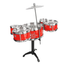 Toddler Jazz Drum Kit Red 46x41x24cm Easy Assembly