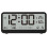8001-EN LED Clock 13.66.33.4 cm Black/White 3