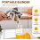 Exprimidor de cítricos con tazón grande y mango de aluminio desmontable 2