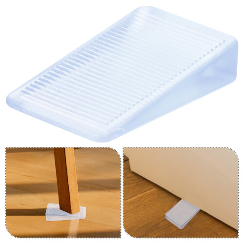 Construction Shims White 8Pcs 2X1.2X0.4In 1