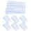 Construction Shims White 8Pcs 2X1.2X0.4In 3