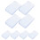 Construction Shims White 8Pcs 2X1.2X0.4In 8