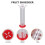1Set Portable Fruit Cutter Tomato Slicer Kitchen Tool Adjustable Size for Vegetables 7