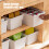 Telescopic Storage Box,Adjustable Plastic Cabinet Organizer,Kitchen and Pantry Storage for Snacks and Miscellaneous Items 5