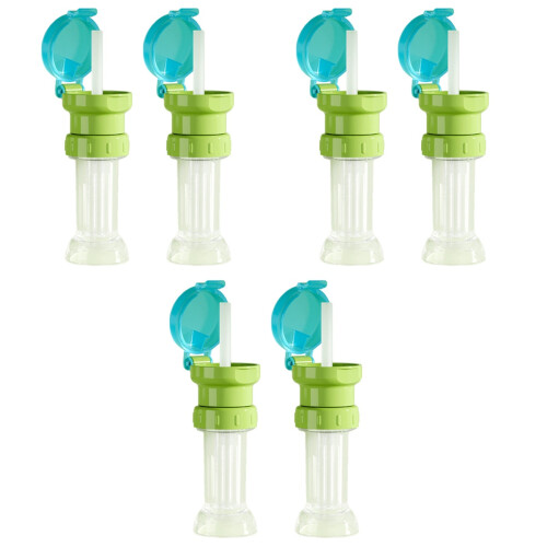 6Pièces Couvercles Bouteille Bébé Vert Compact 1