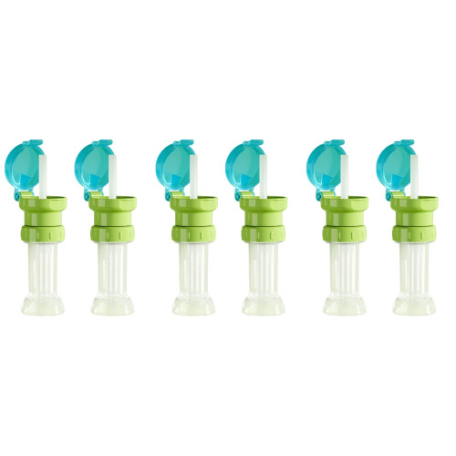 6Pièces Couvercles Bouteille Bébé Vert Compact 2