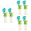 6Pièces Couvercles Bouteille Bébé Vert Compact 5