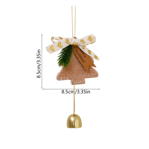 Christmas Tree Bell Pendant Wind Chime Home Decor Gift 2