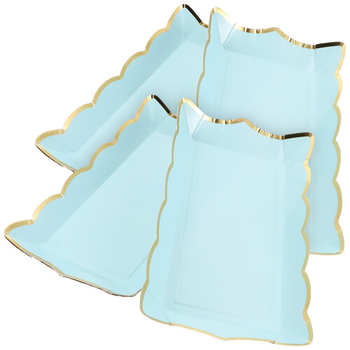 16Pcs Stylish Blue for Desserts and Snacks 1