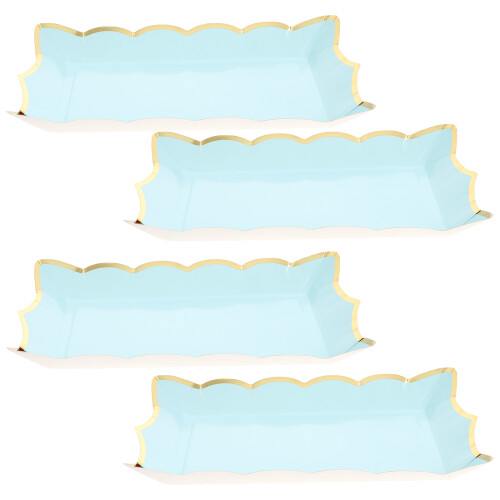 16Pcs Stylish Blue for Desserts and Snacks 2