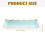 16Pcs Stylish Blue for Desserts and Snacks 10