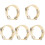 5Pièces Tambourines Percussion Main Multicolores Pour Jeu Et 2