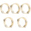 5Pièces Tambourines Percussion Main Multicolores Pour Jeu Et 3