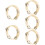 5Pièces Tambourines Percussion Main Multicolores Pour Jeu Et 10