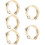 5Pièces Tambourines Percussion Main Multicolores Pour Jeu Et 11