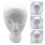 Foam Wig Head Mannequin Display Stand 2 pcs 5
