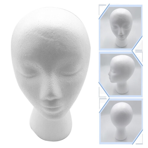 Vnanda foam wig head mannequin set 3 pcs 2