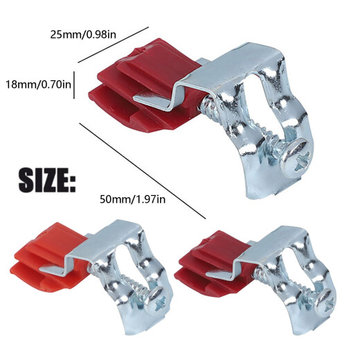 Mounting Clips Interconnected with System,White,16*2.2 inch 2