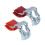 Mounting Clips Interconnected with System,White,16*2.2 inch 6