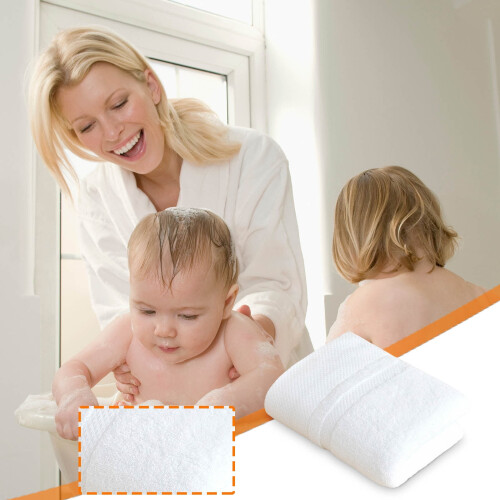 Bathroom Hand Towels Cotton 14x30 Inch 2