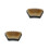 2Pièces Base Fixation Acier Cuivre Accessoire Décoratif 6