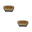 2Pièces Base Fixation Acier Cuivre Accessoire Décoratif 7
