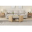 Oval Coffee Table with 2 Sliding Doors 3