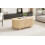 Oval Coffee Table with 2 Sliding Doors 5