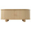 Oval Coffee Table with 2 Sliding Doors 18