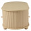 Oval Coffee Table with 2 Sliding Doors 21
