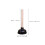 2Pièces Siphon Déboucheur En Caoutchouc Noir Pour Lavabo 2