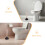2Pièces Siphon Déboucheur En Caoutchouc Noir Pour Lavabo 8