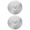 2St Drum Kit Accessoire Legering Silent Cymbal 6