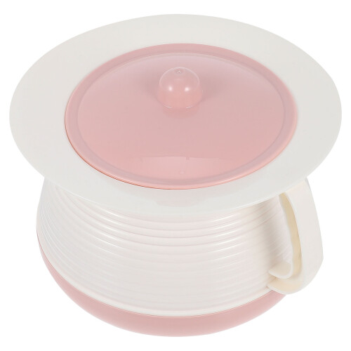 2Sets Praktische Roze Kamerpot Van Dik PP Plastic Met 2