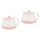 2Sets Praktische Roze Kamerpot Van Dik PP Plastic Met 8