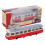Alloy Train Model with Friction Powered Movement, Pull Back Car Featuring Light and Sound Functions for Kids, Decorated Train Model with Educational 1