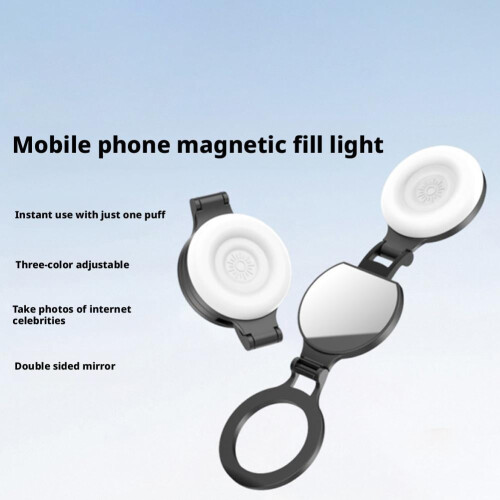 Magnetic phone camera fill light V8M1 W5E3 1