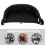 Baby Stroller Pedal Black Cloth Extended Leg Support 1Pcs 3