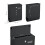 Postkasse med avisholder - Mat metalfinish 3