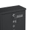Postkasse med avisholder - Mat metalfinish 4
