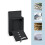 Postkasse med avisholder - Mat metalfinish 9