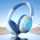 Ασύρματα ακουστικά Bluetooth Over-Ear για παιχνίδια, ακύρωση θορύβου, βαθιά μπάσα, 4