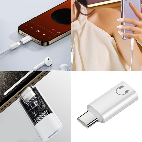 Μετατροπείς ακουστικών USB C σε 8 ακίδων τύπου C αρσενικό σε 8 ακίδων θηλυκό 1