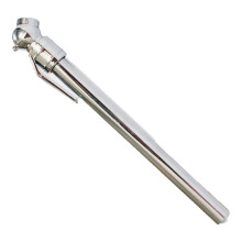 Tire Pressure Gauge Pencil Rotatable Silver PSI